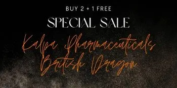 Buy 2 get 1 FREE - Kalpa Pharma and British Dragon